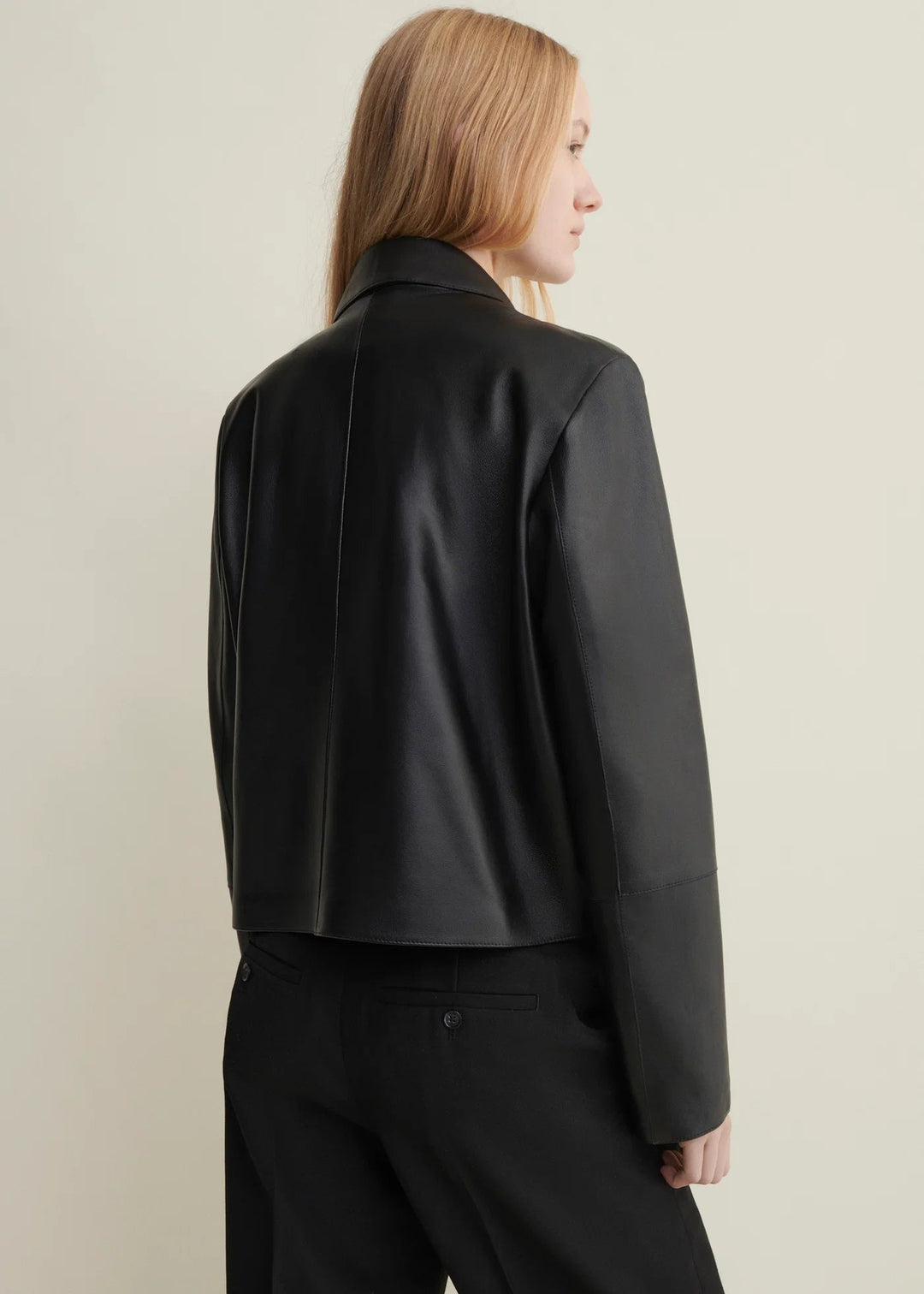 Arma - Emy Black Classic Leather Jacket - Kalifornia Jean Bar
