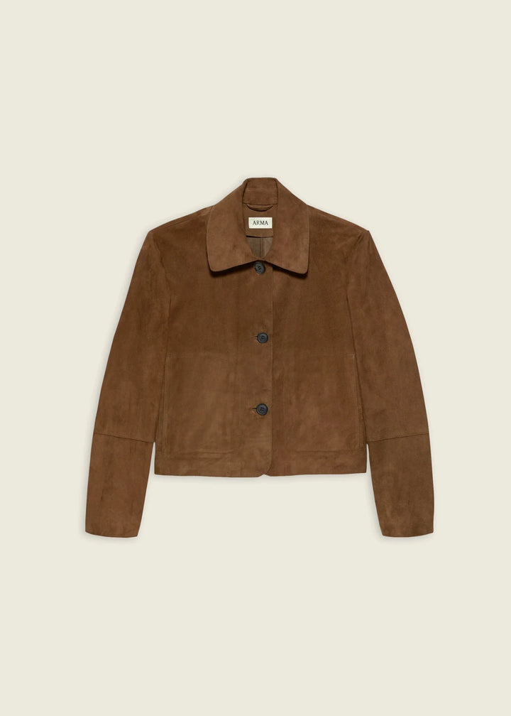 ARMA - Emy Saddle Suede Classic Jacket - Kalifornia Jean Bar