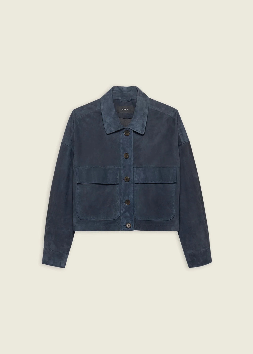 Arma - Miri Suede Jacket Dark Navy - Kalifornia Jean Bar