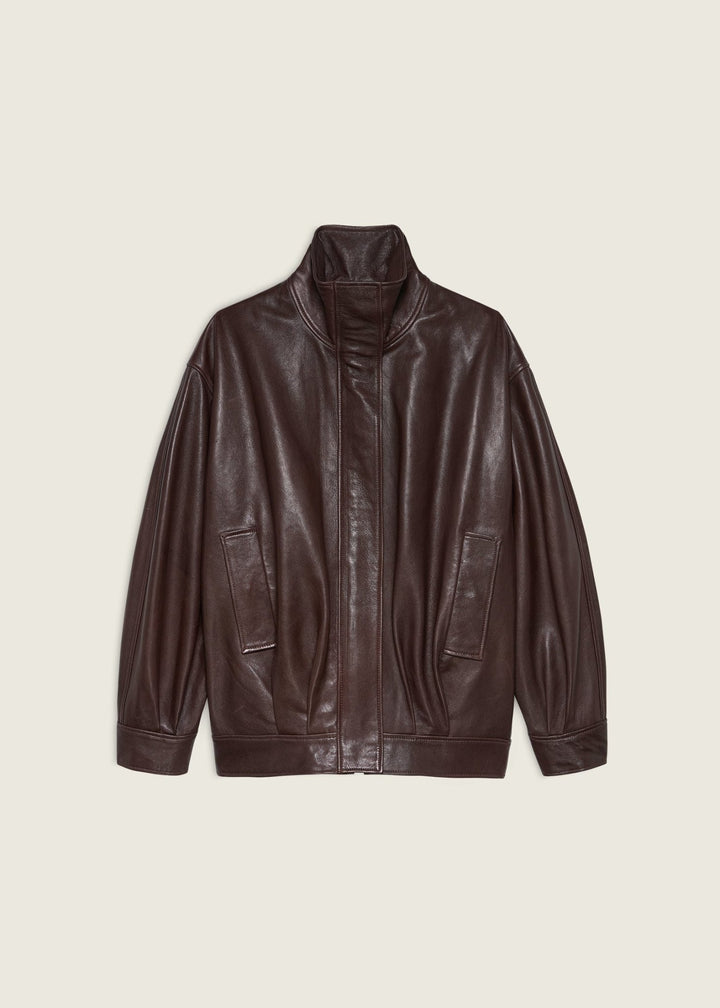 Arma - Paula Leather Jacket in Coffee Bean - Kalifornia Jean Bar
