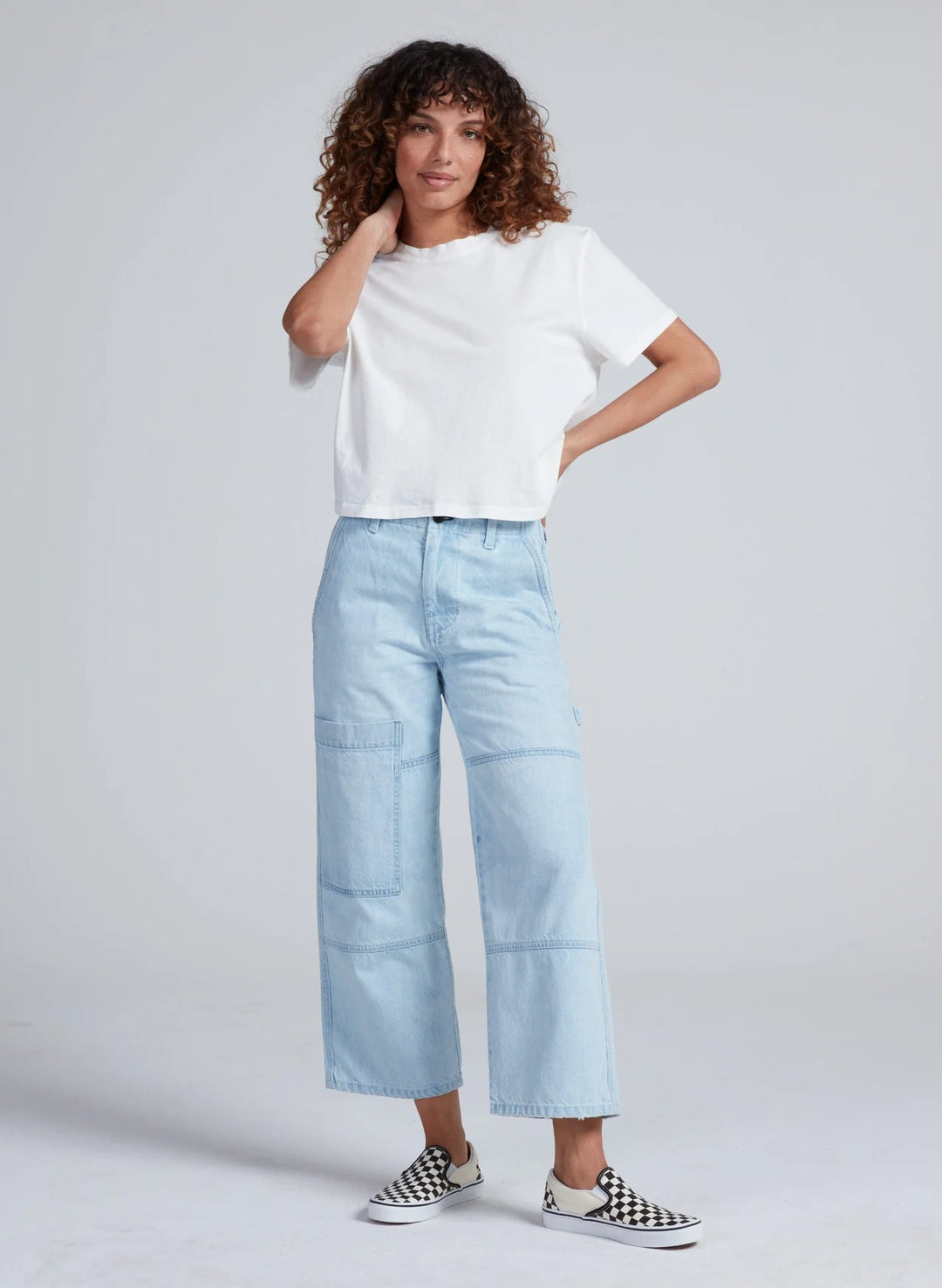 Askk NY - Cropped Carpenter Pant Pool Boy