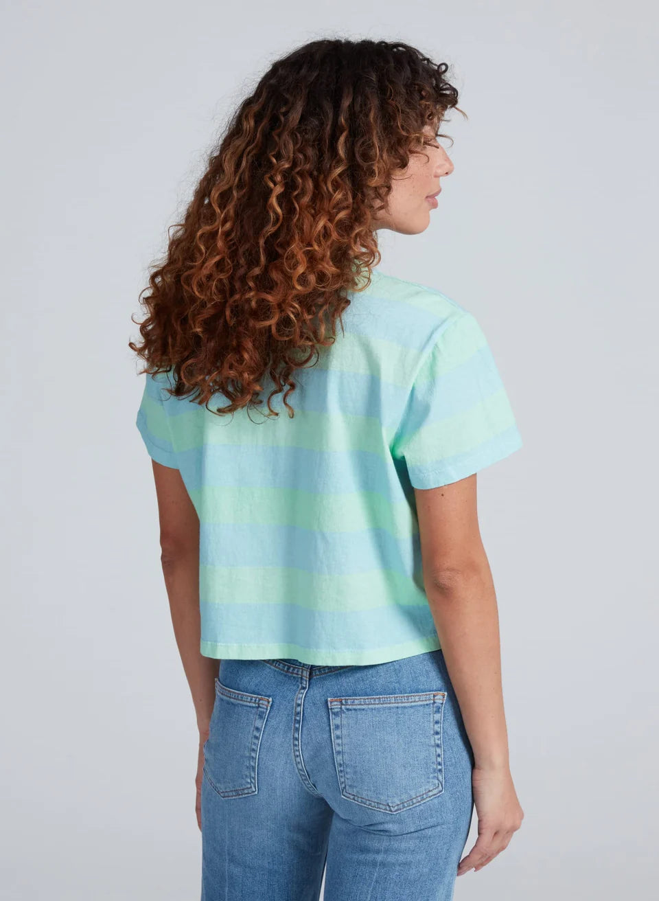 Askk NY - Shrunken Boy Tee Mint/Blue
