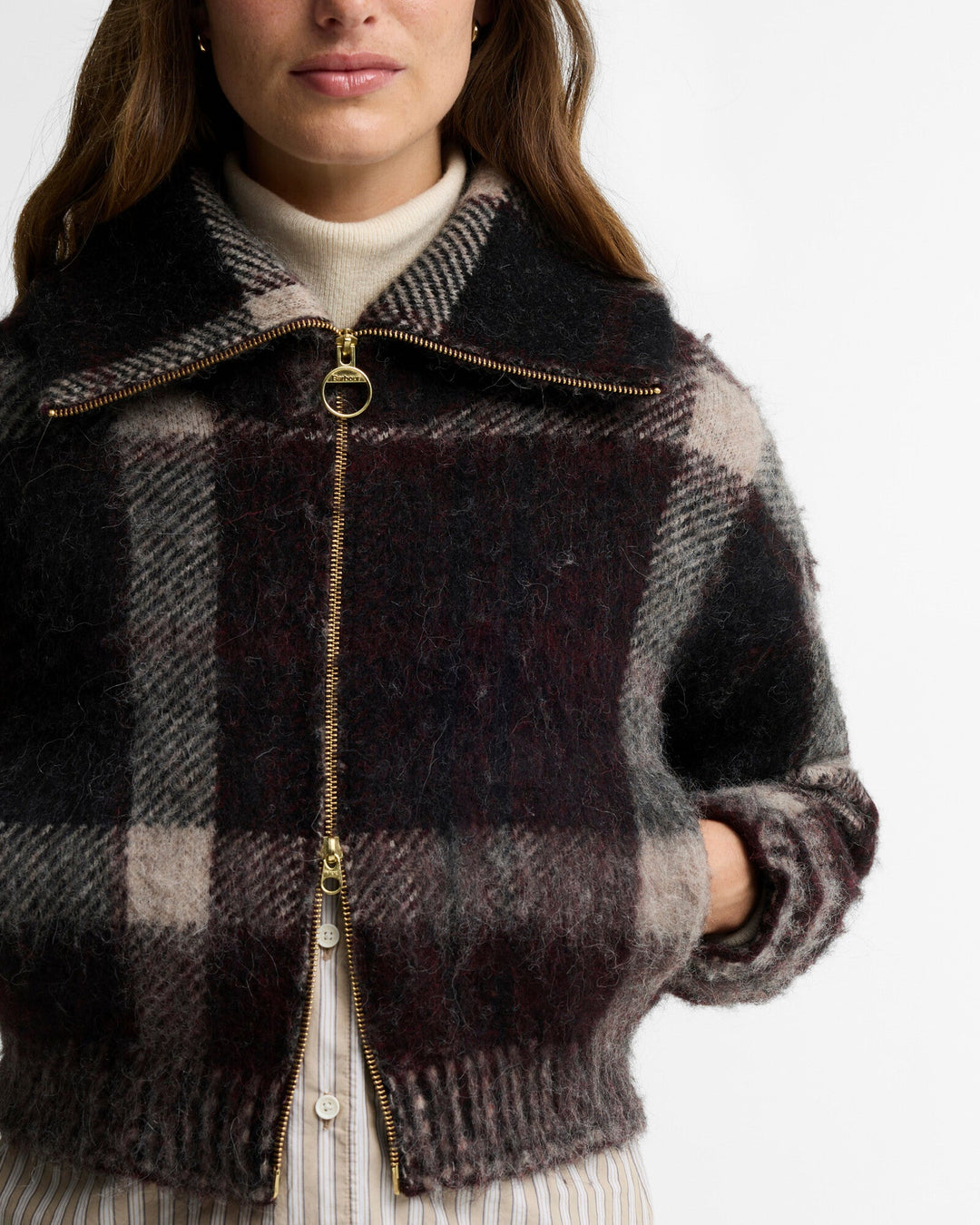 Barbour - Carville Multi Zip-Up Cardigan - Kalifornia Jean Bar