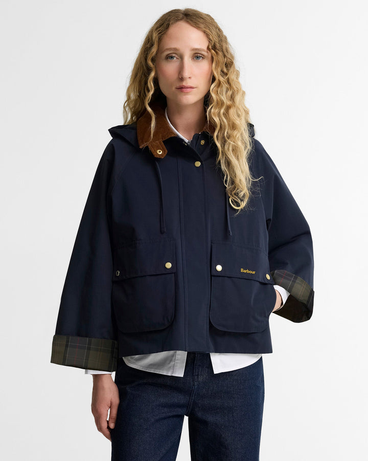 Barbour - Dark Navy Terrington Showerproof Jacket - Kalifornia Jean Bar