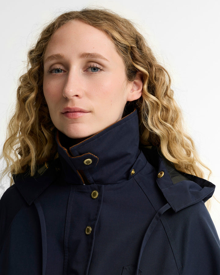 Barbour - Dark Navy Terrington Showerproof Jacket - Kalifornia Jean Bar