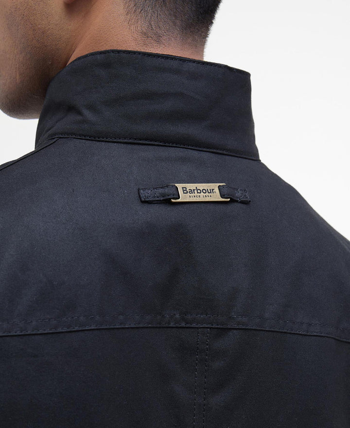 Barbour - Ogston Black Waxed Jacket - Kalifornia Jean Bar