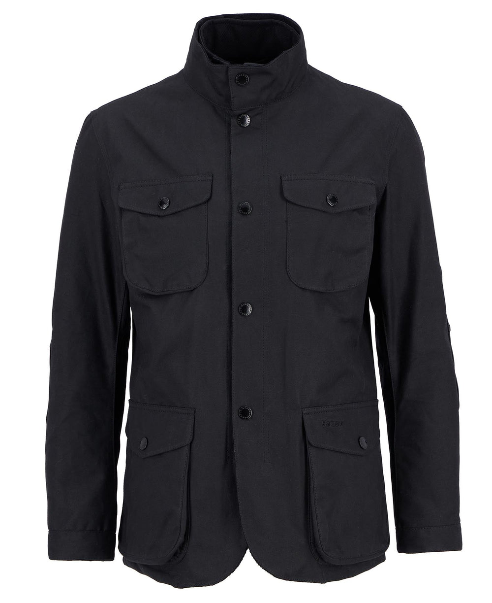Barbour - Ogston Black Waxed Jacket - Kalifornia Jean Bar