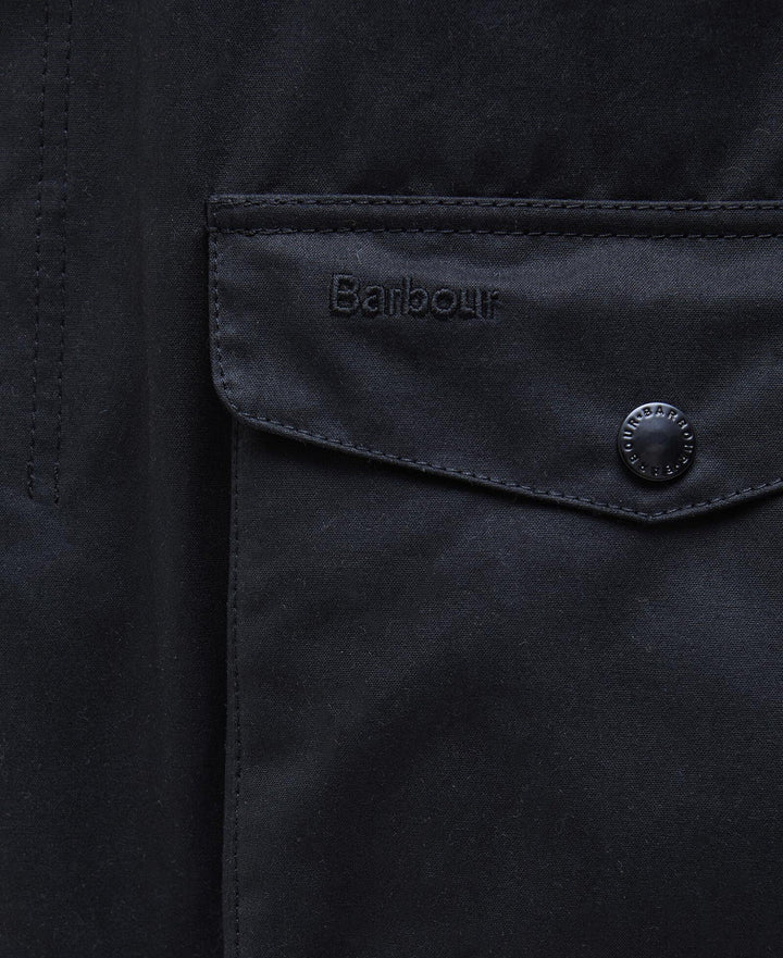 Barbour - Ogston Black Waxed Jacket - Kalifornia Jean Bar