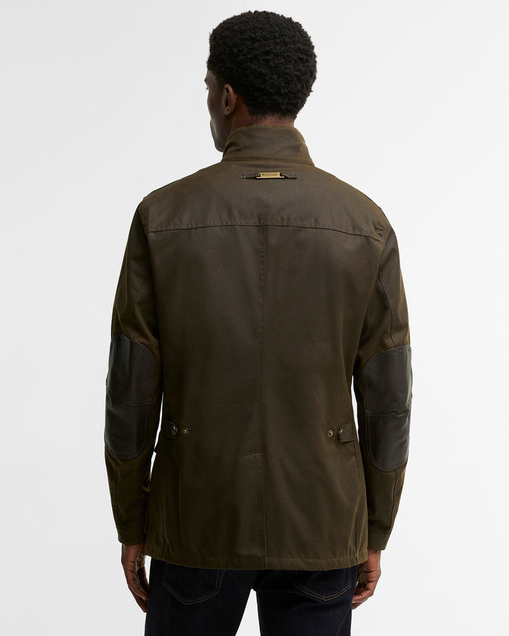 Barbour - Ogston Olive Waxed Jacket - Kalifornia Jean Bar