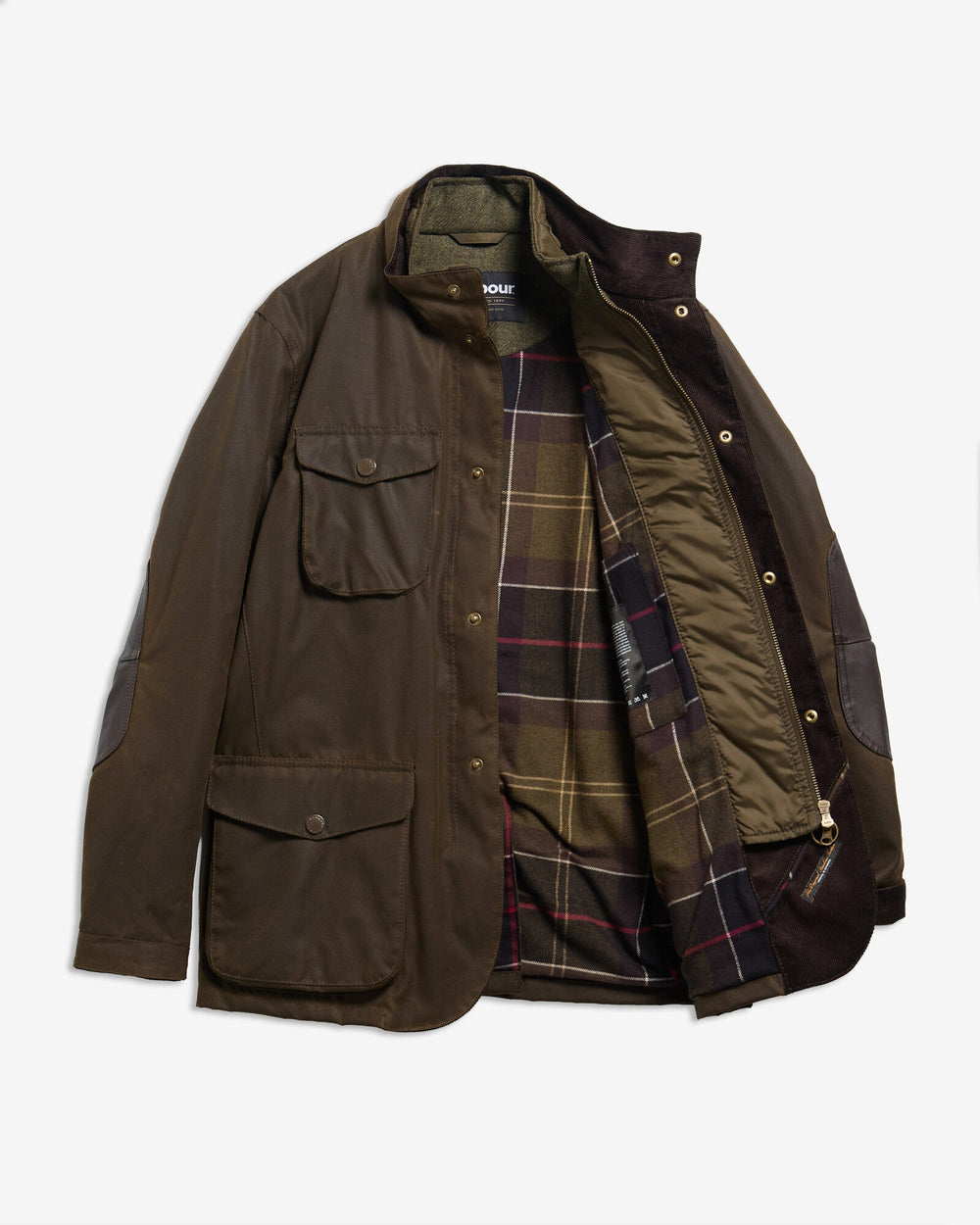 Barbour - Ogston Olive Waxed Jacket - Kalifornia Jean Bar