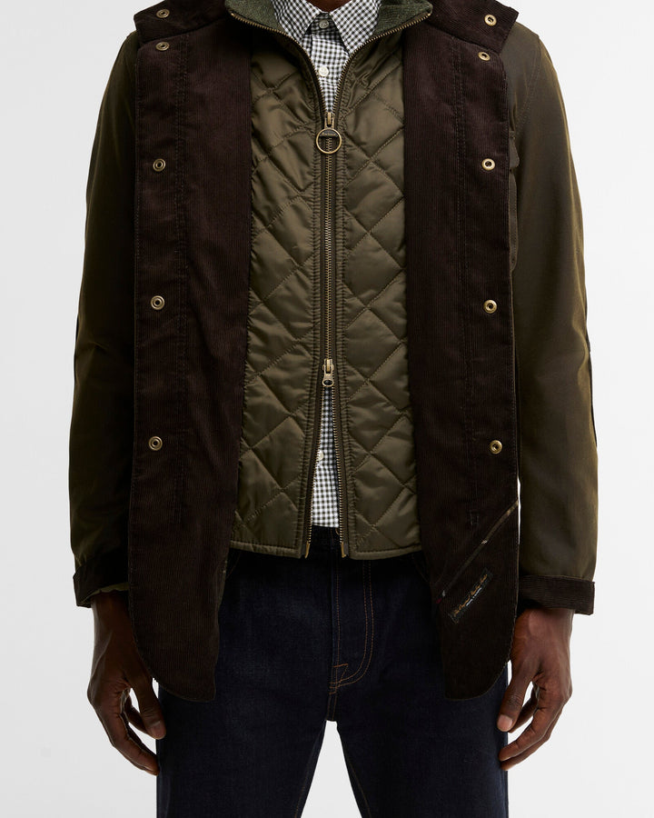 Barbour - Ogston Olive Waxed Jacket - Kalifornia Jean Bar