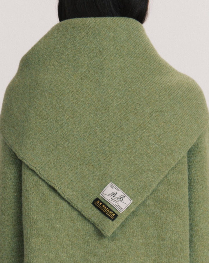 B.B. Wallace - Adams Scarf in Pea Green - Kalifornia Jean Bar
