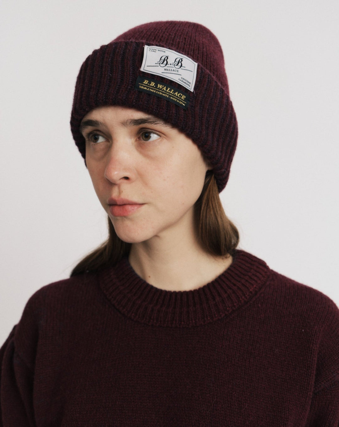 B.B. Wallace - Peyton Beanie in Bordeaux - Kalifornia Jean Bar