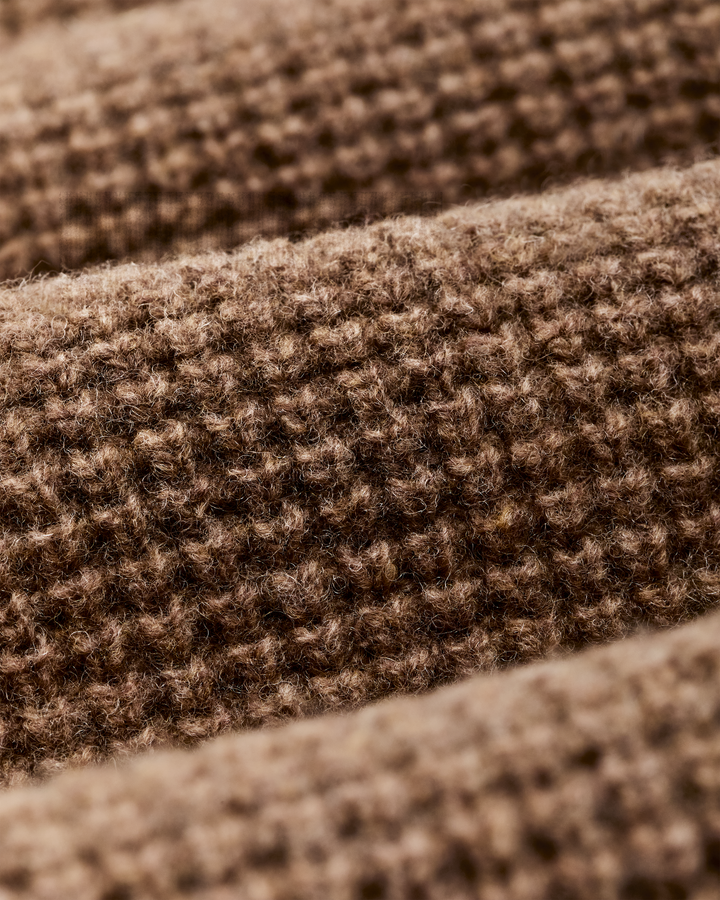 Filson - Women's Waffle Knit Merino Sweater in Brown Heather - Kalifornia Jean Bar