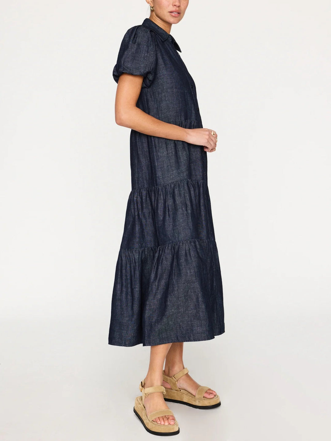 Brochu Walker - Havana Dress in Indigo - Kalifornia Jean Bar