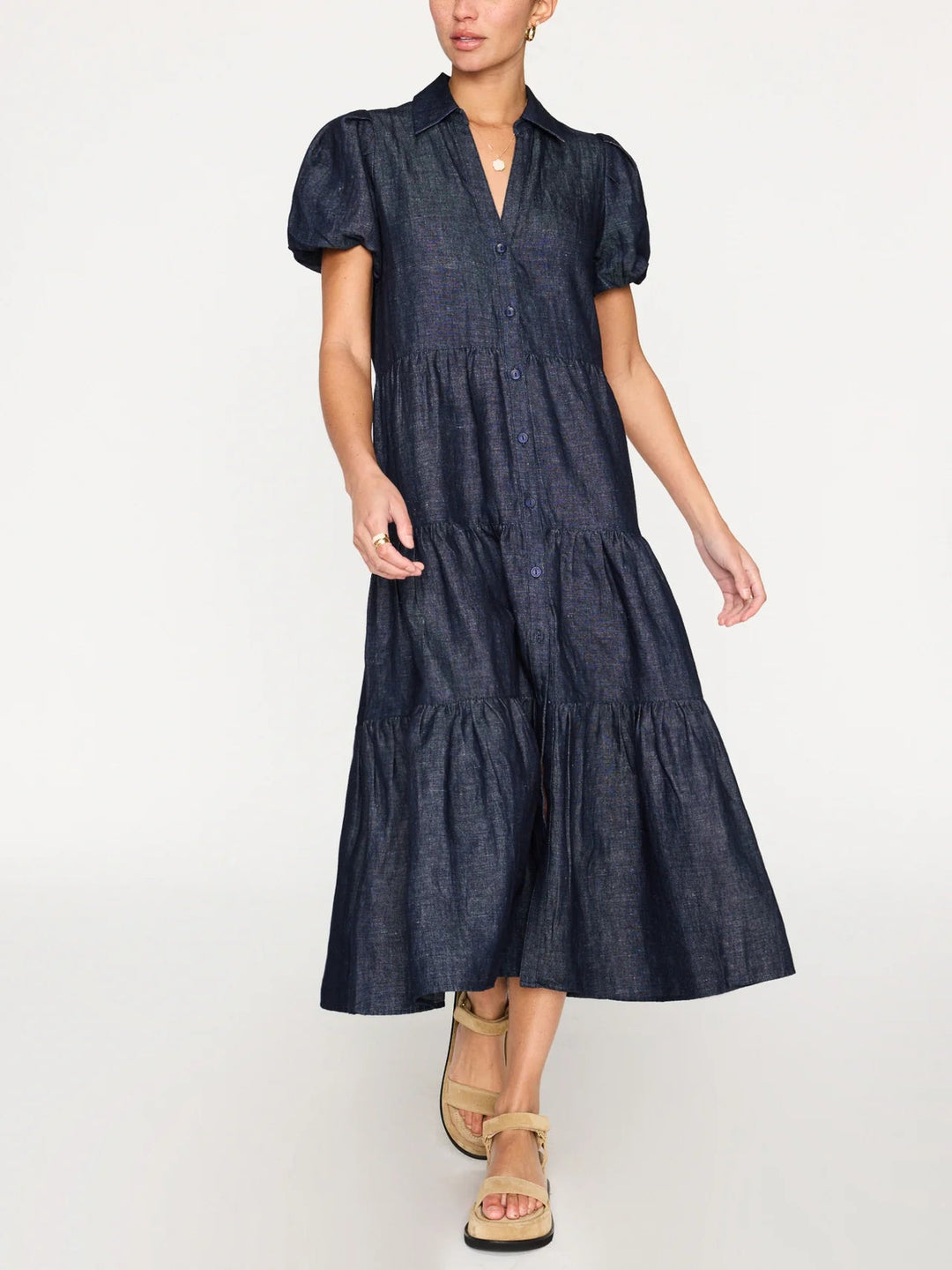 Brochu Walker - Havana Dress in Indigo - Kalifornia Jean Bar