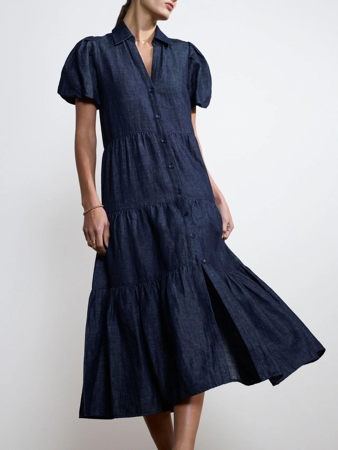 Brochu Walker - Havana Dress in Indigo - Kalifornia Jean Bar