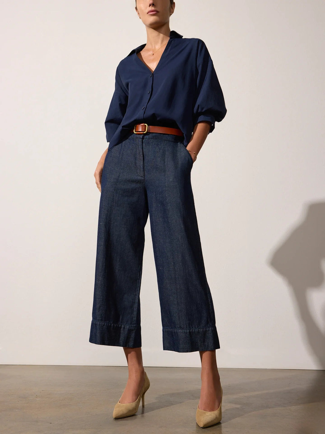 Brochu Walker - Navy Kate Shirt - Kalifornia Jean Bar