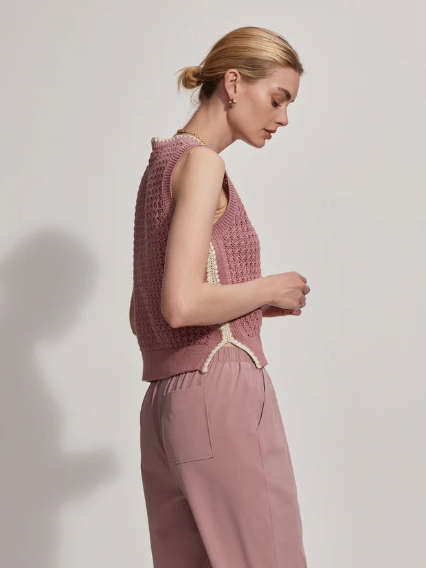 Varley - Delaney Knit Vest in Woodrose