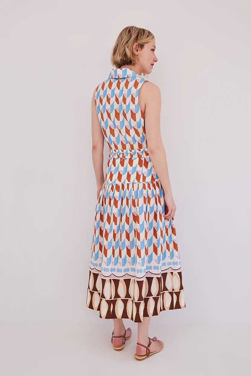 Cara Cara - Diya Skirt Talavera Tile Ivory - Kalifornia Jean Bar