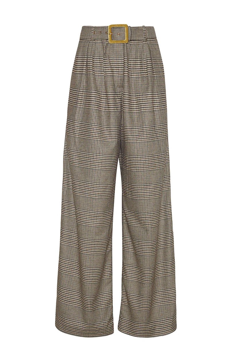 Cara Cara - Glen Hound Plaid Soho Pants - Kalifornia Jean Bar Cara Cara - Glen Hound Plaid Soho Pants