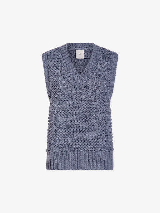 Varley - Adie Knit Vest in Stone Blue
