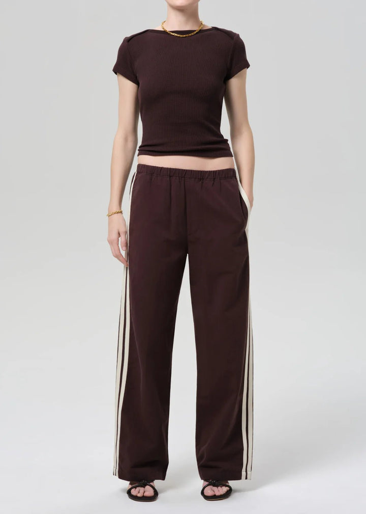 Citizens of Humanity - Aurora Track Pant Chocolate - Kalifornia Jean Bar