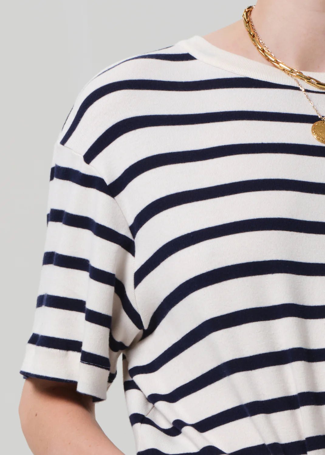 Citizens of Humanity - Azure Stripe Goldie Tee - Kalifornia Jean Bar