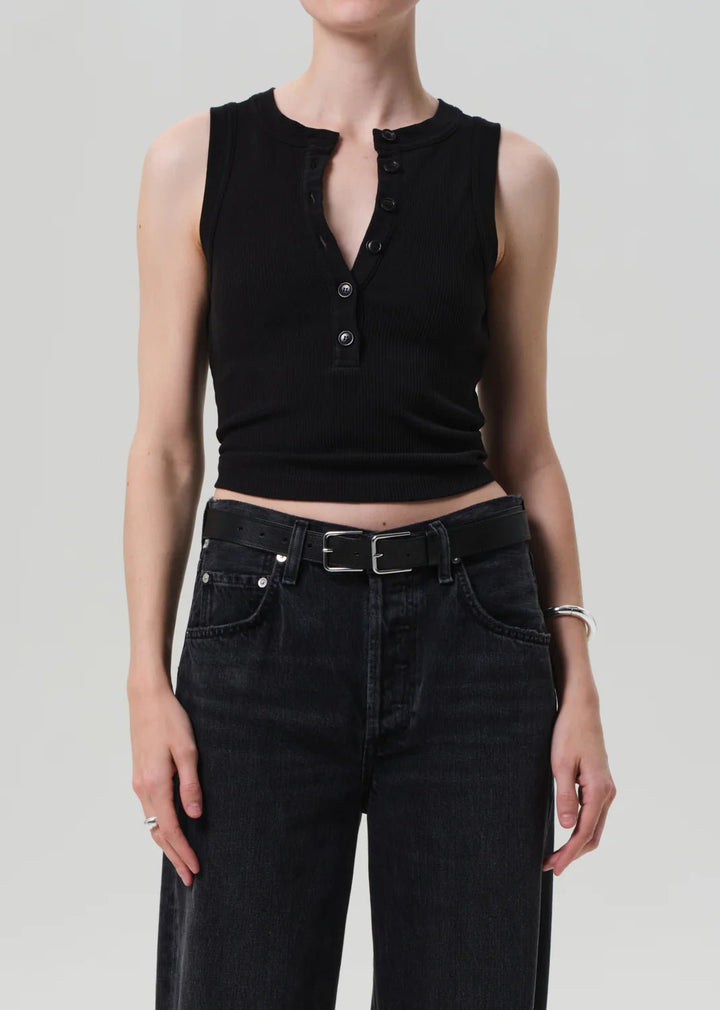 Citizens of Humanity - Black Caralyn Tank - Kalifornia Jean Bar