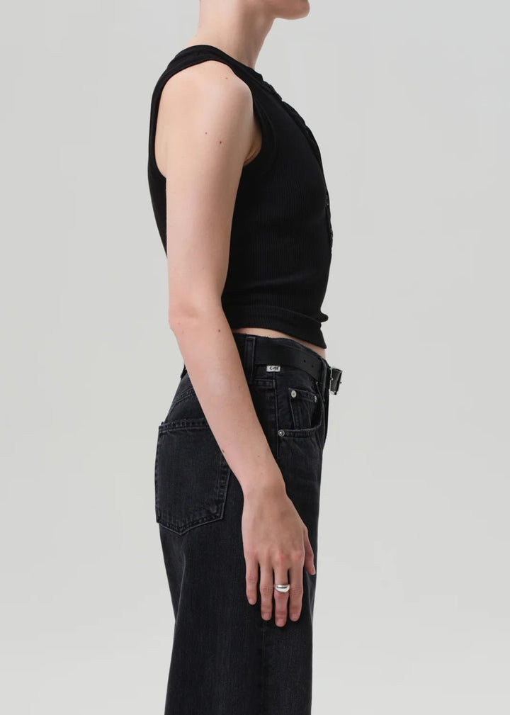 Citizens of Humanity - Black Caralyn Tank - Kalifornia Jean Bar