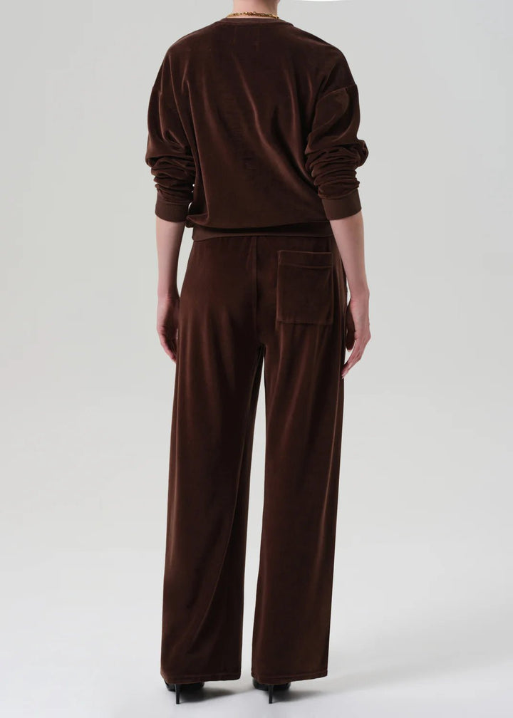 Citizens of Humanity - Cammello Brynn Drawstring Velour Pant - Kalifornia Jean Bar