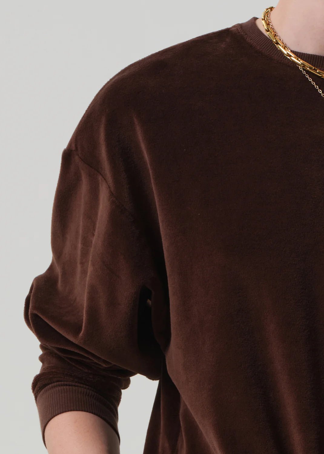 Citizens of Humanity - Cammello Vintage Velour Crewneck - Kalifornia Jean Bar