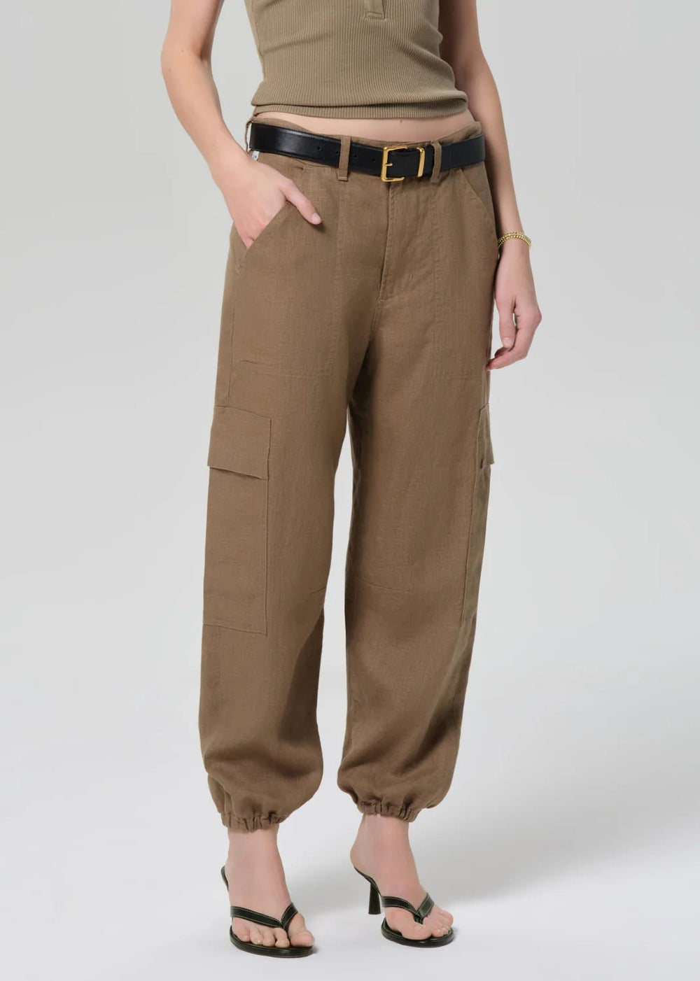 Citizens of Humanity - Ciela Linen Balloon Utility Reservoir - Kalifornia Jean Bar