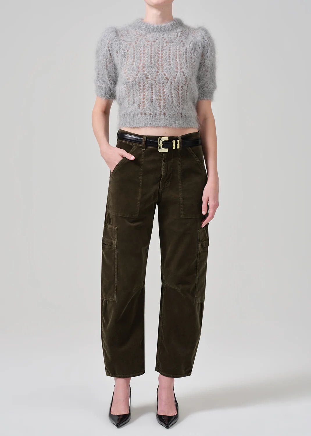 Citizens of Humanity - Costes Corduroy Marcelle Low Slung Cargo - Kalifornia Jean Bar