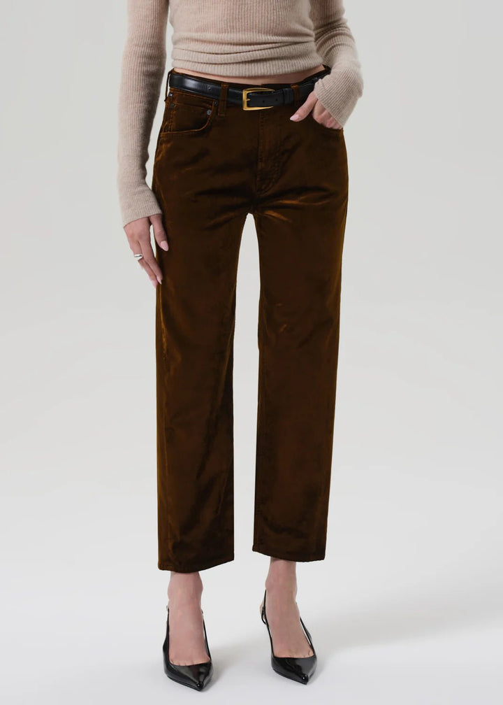 Citizens of Humanity - Delfina Straight Velvet in Golden - Kalifornia Jean Bar