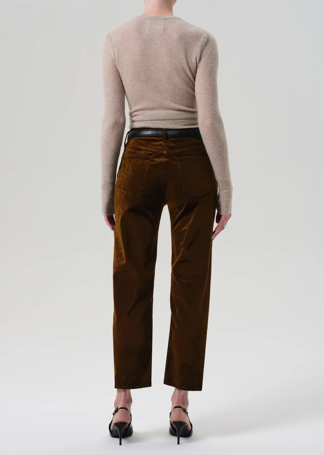Citizens of Humanity - Delfina Straight Velvet in Golden - Kalifornia Jean Bar