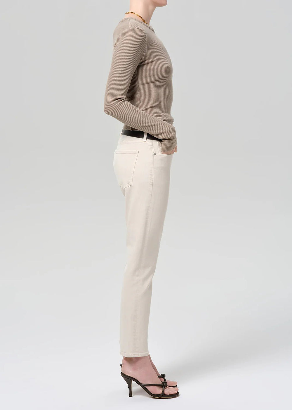 Citizens of Humanity - Emerson 27" Slim Boyfriend Almondette - Kalifornia Jean Bar