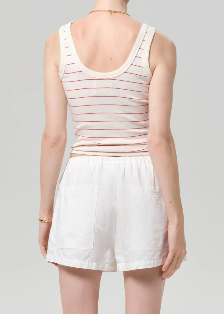 Citizens of Humanity - Faye Tank in Raspberry Stripe - Kalifornia Jean Bar