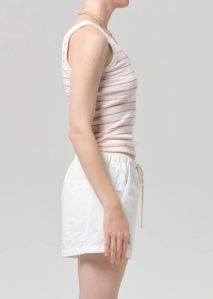 Citizens of Humanity - Faye Tank in Raspberry Stripe - Kalifornia Jean Bar