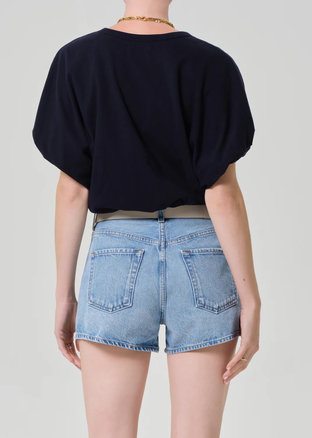 Citizens of Humanity - Gia Bubble Tee Navy - Kalifornia Jean Bar