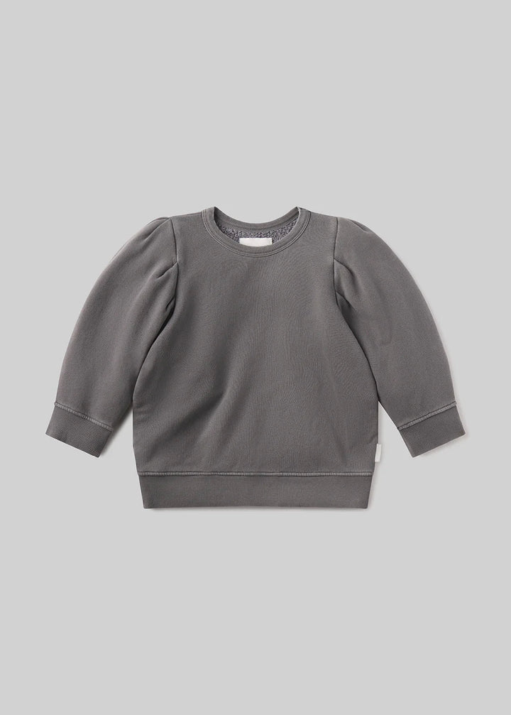 Citizens of Humanity - Heather Grey Pleated Short Sleeve Crew - Kalifornia Jean Bar