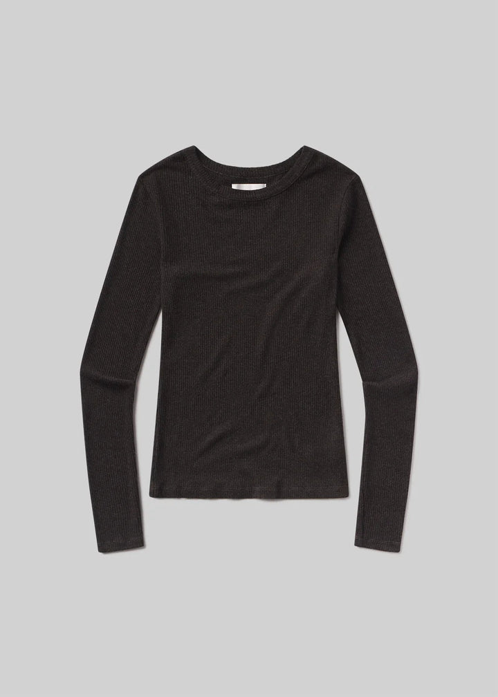 Citizens of Humanity - Heathered Brown Bina Crewneck - Kalifornia Jean Bar