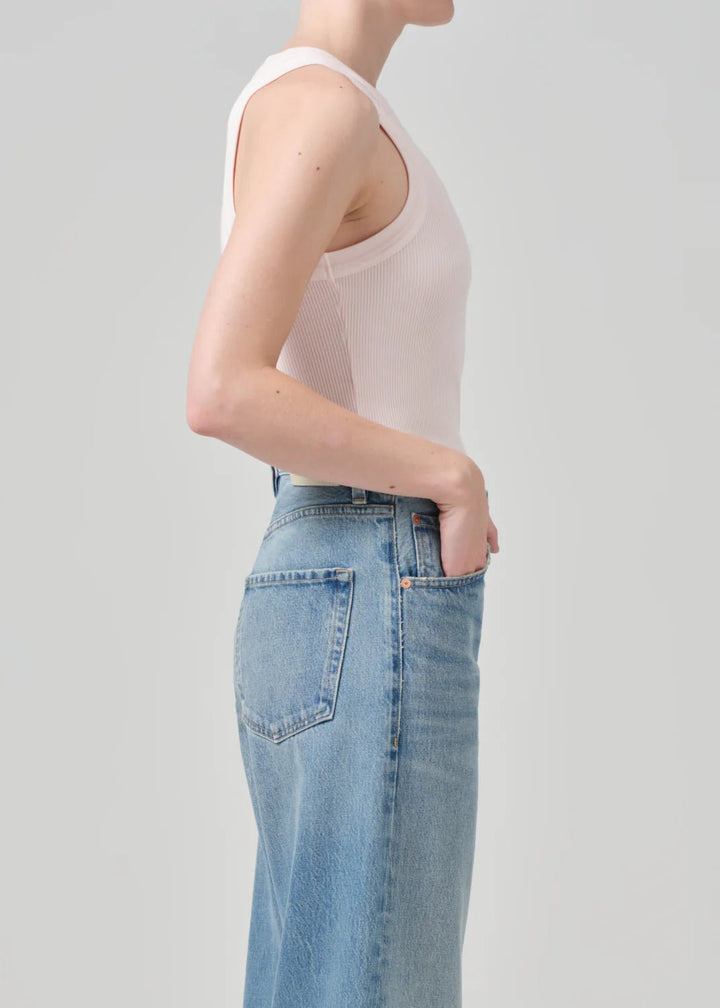 Citizens of Humanity - Isabel Rib Tank in Cameo - Kalifornia Jean Bar