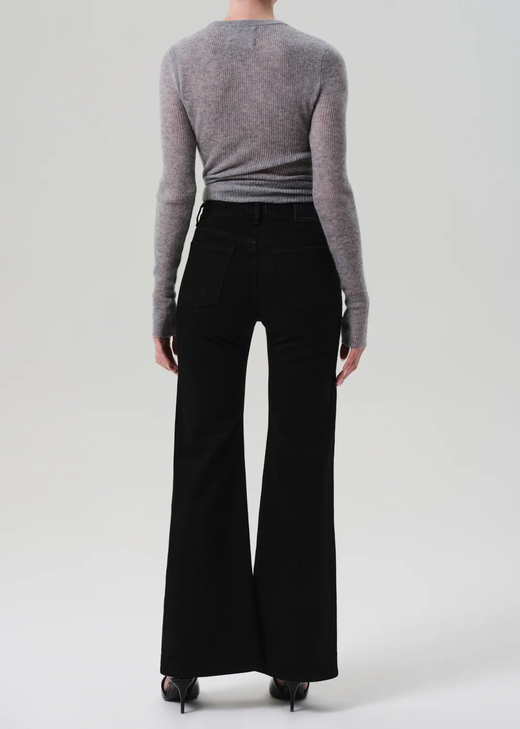 Citizens of Humanity - Kimberly Flare Horsebit Rich Black - Kalifornia Jean Bar