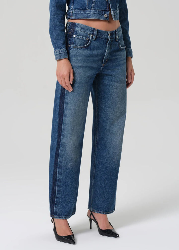 Citizens of Humanity - Liro Lindz Tuxedo Stripe Easy Straight Leg - Kalifornia Jean Bar