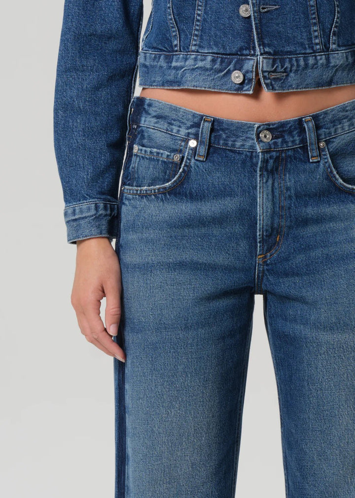 Citizens of Humanity - Liro Lindz Tuxedo Stripe Easy Straight Leg - Kalifornia Jean Bar