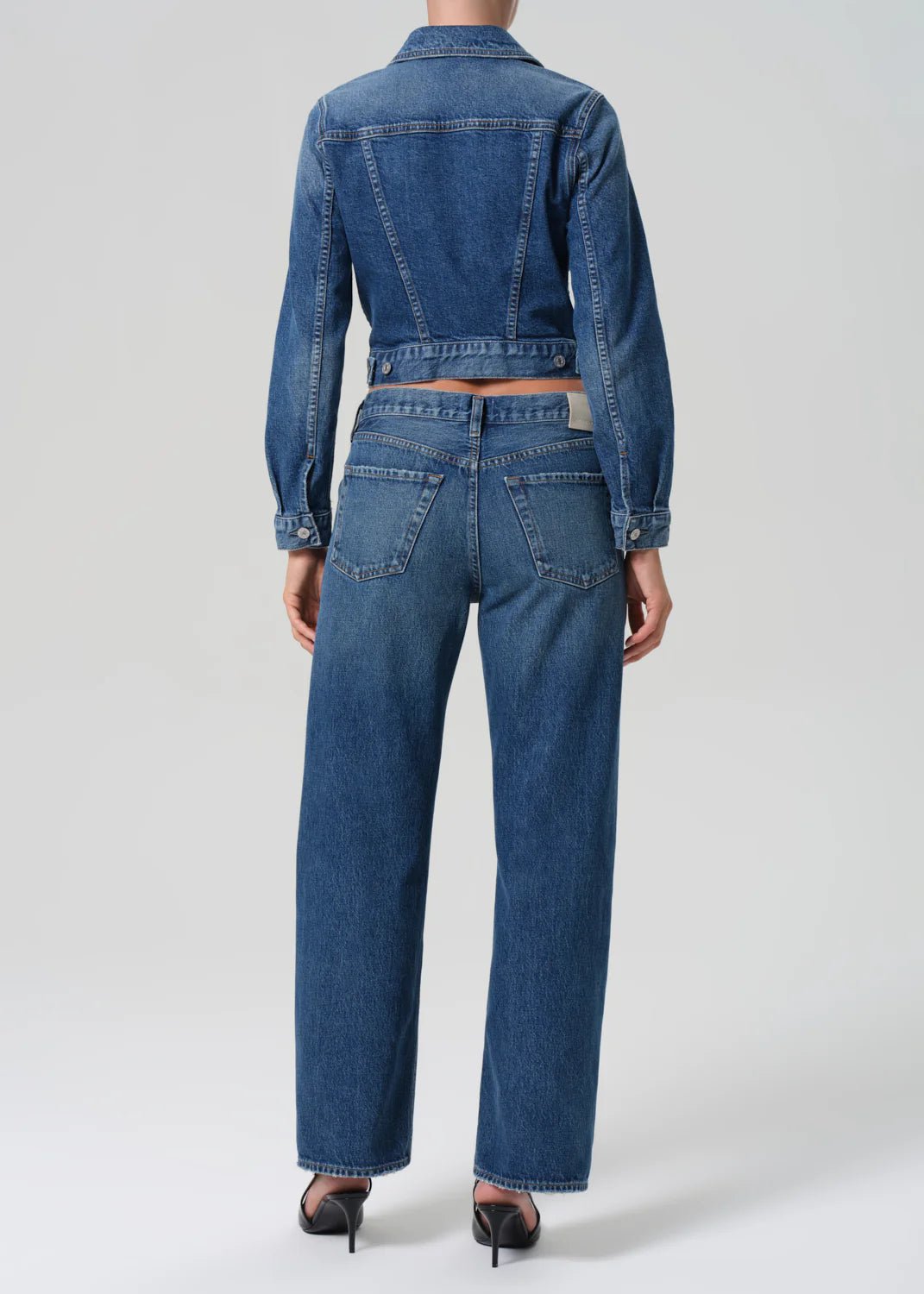 Citizens of Humanity - Liro Lindz Tuxedo Stripe Easy Straight Leg - Kalifornia Jean Bar