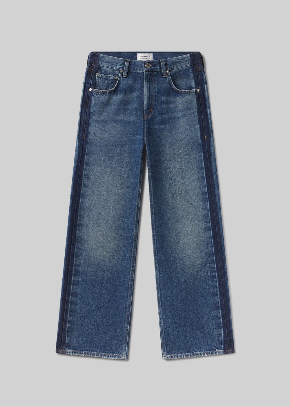 Citizens of Humanity - Liro Lindz Tuxedo Stripe Easy Straight Leg - Kalifornia Jean Bar