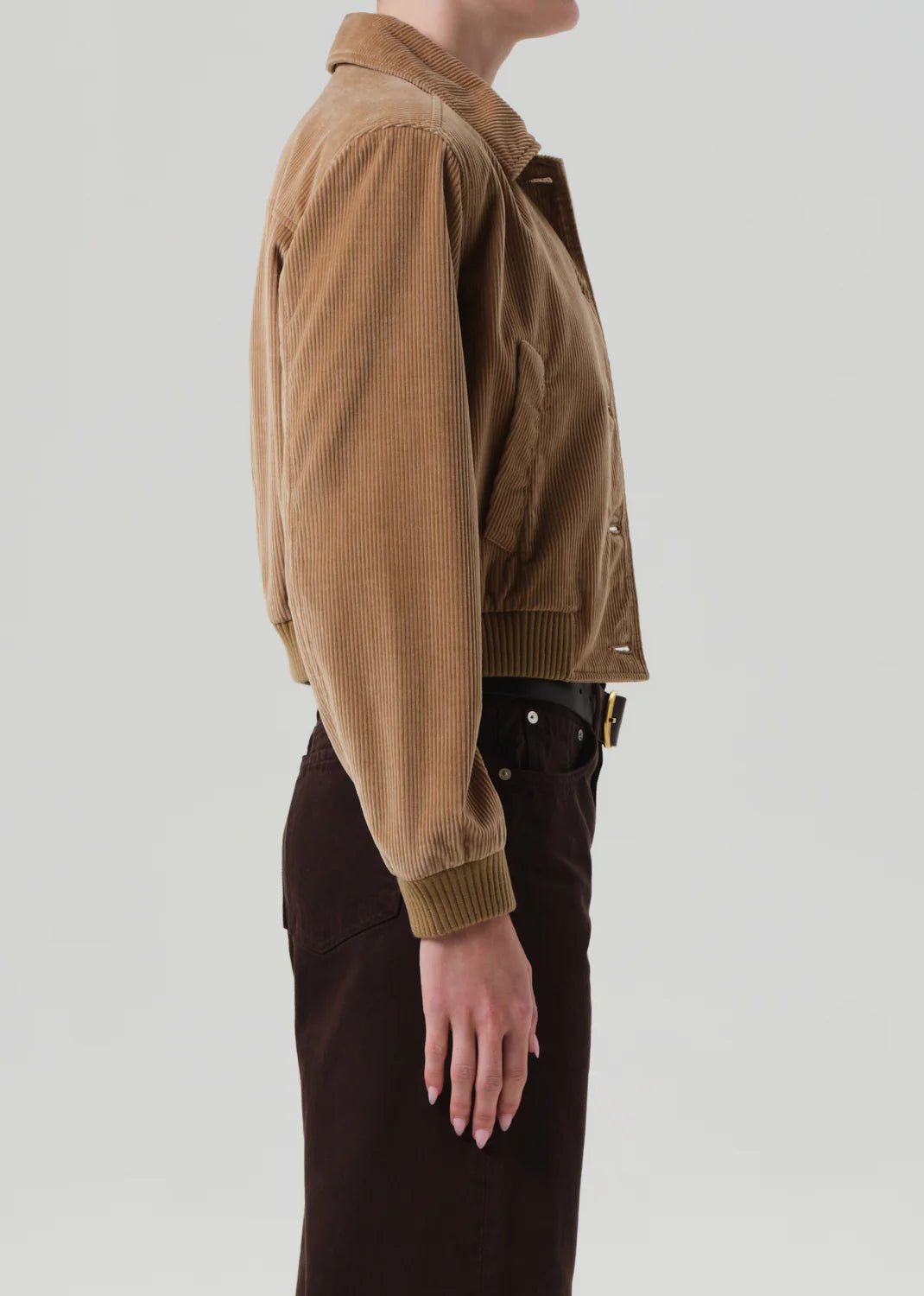 Citizens of Humanity - Lola Eve Bomber in Amber - Kalifornia Jean Bar