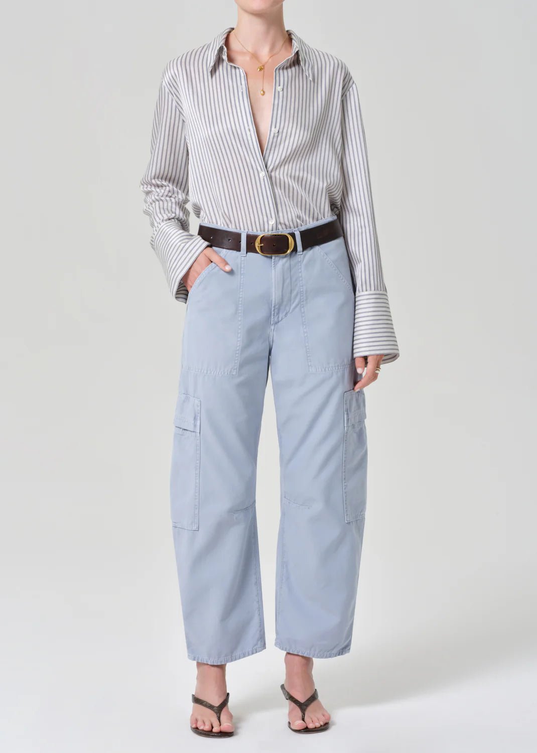 Citizens of Humanity - Marcelle June Blue Low Slung Cargo - Kalifornia Jean Bar